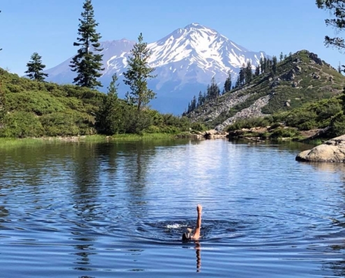 Heart Lake in the Castle Crags Wilderness