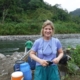 Denise on a rafting trip
